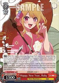 Happy New Year, Ruby - [OSHI NO KO] Vol.2 - Weiss Schwarz card
