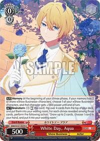 White Day, Aqua - [OSHI NO KO] Vol.2 - Weiss Schwarz card