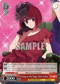 Living on the Stage, Kana Arima (SR) - [OSHI NO KO] Vol.2 - Weiss Schwarz card
