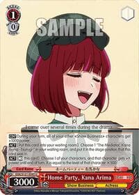 Home Party, Kana Arima - [OSHI NO KO] Vol.2 - Weiss Schwarz card