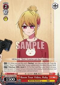 Room Tour Video, Ruby - [OSHI NO KO] Vol.2 - Weiss Schwarz card