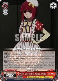 New Costume, Kana Arima - [OSHI NO KO] Vol.2 - Weiss Schwarz card