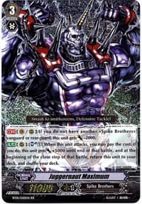 Juggernaut Maximum - BT01: Descent of the King of Knights - Cardfight Vanguard card
