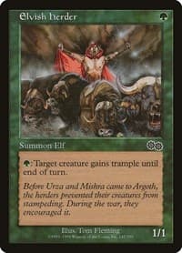 Elvish Herder - Urza's Saga - Magic: The Gathering card