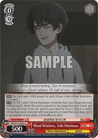 Blood Relations, Taiki Himekawa - [OSHI NO KO] Vol.2 - Weiss Schwarz card
