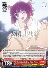 Charming Cutely, Kana Arima - [OSHI NO KO] Vol.2 - Weiss Schwarz card