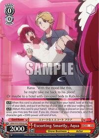 Escorting Smartly, Aqua (SR) - [OSHI NO KO] Vol.2 - Weiss Schwarz card