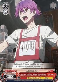Lack of Ability, Melt Narushima (SR) - [OSHI NO KO] Vol.2 - Weiss Schwarz card