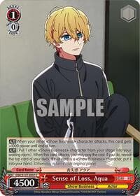 Sense of Loss, Aqua - [OSHI NO KO] Vol.2 - Weiss Schwarz card