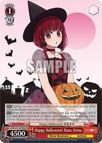Happy Halloween! Kana Arima (SR) - [OSHI NO KO] Vol.2 - Weiss Schwarz card