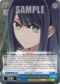 Immersed Into Her Role, Akane Kurokawa (SR) - [OSHI NO KO] Vol.2 - Weiss Schwarz card