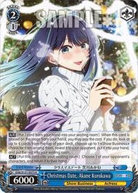 Christmas Date, Akane Kurokawa - [OSHI NO KO] Vol.2 - Weiss Schwarz card