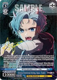 Intense Emotional Acting, Aqua -Touki- (SP) - [OSHI NO KO] Vol.2 - Weiss Schwarz card