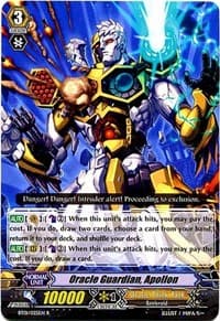 Oracle Guardian, Apollon - BT01: Descent of the King of Knights - Cardfight Vanguard card
