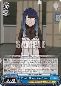 Pout, Akane Kurokawa - [OSHI NO KO] Vol.2 - Weiss Schwarz card