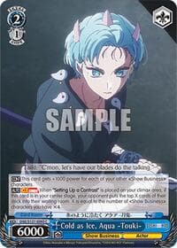 Cold as Ice, Aqua -Touki- - [OSHI NO KO] Vol.2 - Weiss Schwarz card