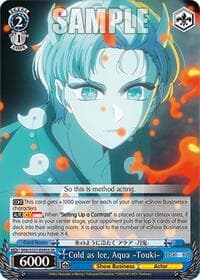 Cold as Ice, Aqua -Touki- (SR) - [OSHI NO KO] Vol.2 - Weiss Schwarz card