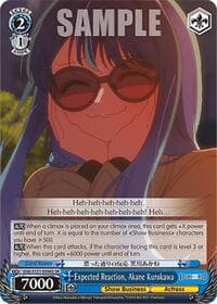 Expected Reaction, Akane Kurokawa (SR) - [OSHI NO KO] Vol.2 - Weiss Schwarz card