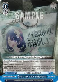 Ai's My Fave Forever!!! - [OSHI NO KO] Vol.2 - Weiss Schwarz card