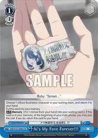 Ai's My Fave Forever!!! (SR) - [OSHI NO KO] Vol.2 - Weiss Schwarz card