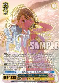 Prelude to Dusk, Akane Kurokawa (PR+) - [OSHI NO KO] Vol.2 - Weiss Schwarz card