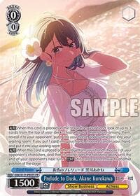 Prelude to Dusk, Akane Kurokawa (PR) (Foil) - [OSHI NO KO] Vol.2 - Weiss Schwarz card
