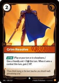 Grim Resolve - Unleashed - Riftbound: League of Legends Trading Card Game card