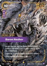 Baron Nashor (Ultimate) - Unleashed - Riftbound: League of Legends Trading Card Game card