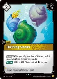 Divining Shells - Unleashed - Riftbound: League of Legends Trading Card Game card