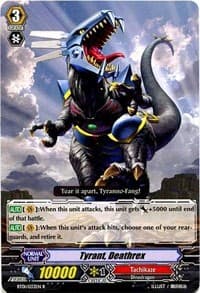 Tyrant, Deathrex - BT01: Descent of the King of Knights - Cardfight Vanguard card