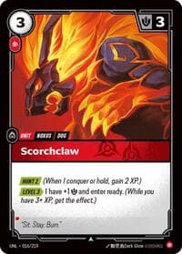Scorchclaw - Unleashed - Riftbound: League of Legends Trading Card Game card