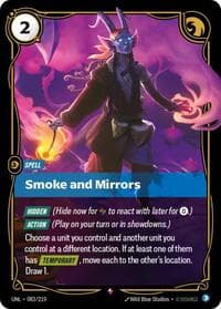 Smoke and Mirrors - Unleashed - Riftbound: League of Legends Trading Card Game card