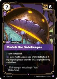 Maduli the Gatekeeper - Unleashed - Riftbound: League of Legends Trading Card Game card