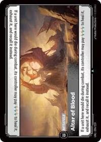 Altar of Blood - Unleashed - Riftbound: League of Legends Trading Card Game card