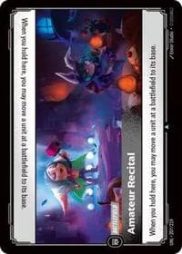 Amateur Recital - Unleashed - Riftbound: League of Legends Trading Card Game card