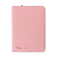 Vault X Zip Binder Exo-Tec - Just Pink 9 Pocket - Vault X Card Binders - Storage Albums card