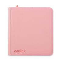 Vault X Zip Binder Exo-Tec - Just Pink 12 Pocket - Vault X Card Binders - Storage Albums card