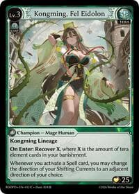 Kongming, Fel Eidolon - Radiant Origins: Pantheon - Grand Archive TCG card