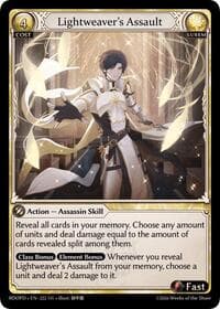Lightweaver's Assault - Radiant Origins: Pantheon - Grand Archive TCG card