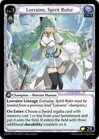 Lorraine, Spirit Ruler - Radiant Origins: Pantheon - Grand Archive TCG card