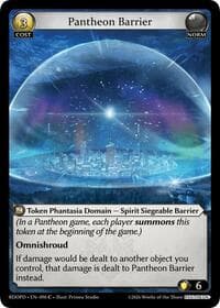 Pantheon Barrier - Radiant Origins: Pantheon - Grand Archive TCG card