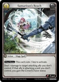 Samaritan's Reach - Radiant Origins: Pantheon - Grand Archive TCG card
