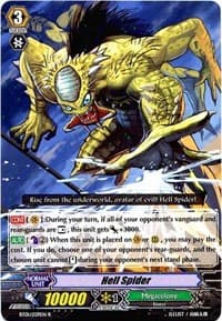 Hell Spider - BT01: Descent of the King of Knights - Cardfight Vanguard card