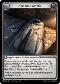 Assassin's Mantle - Radiant Origins: Pantheon - Grand Archive TCG card