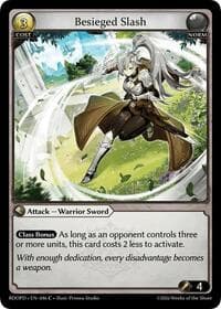 Besieged Slash - Radiant Origins: Pantheon - Grand Archive TCG card