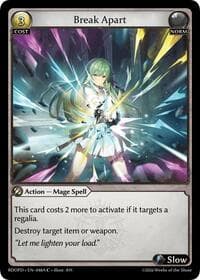 Break Apart (048A) - Radiant Origins: Pantheon - Grand Archive TCG card