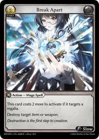 Break Apart (048B) - Radiant Origins: Pantheon - Grand Archive TCG card