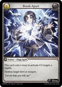 Break Apart (048C) - Radiant Origins: Pantheon - Grand Archive TCG card