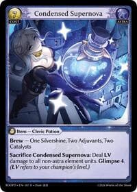 Condensed Supernova - Radiant Origins: Pantheon - Grand Archive TCG card