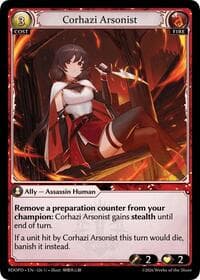 Corhazi Arsonist - Radiant Origins: Pantheon - Grand Archive TCG card